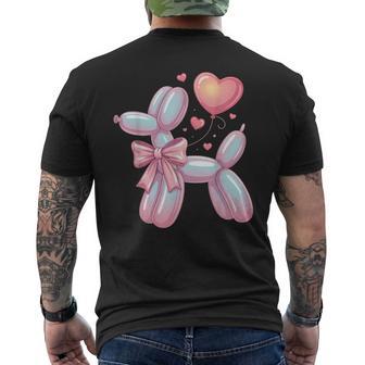 Balloon Artist Balloon Twisting Balloon Dog Men's T-shirt Back Print - Thegiftio UK