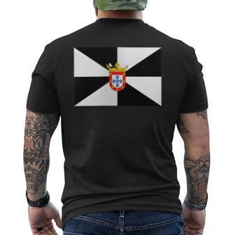 Bandera De Ceuta España Cuello Camiseta Hombre Estampado Espalda - Regaloses