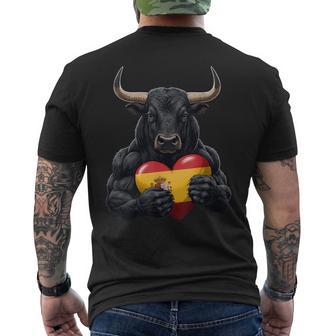 Bandera España España Bandera España Orgullo Español Camiseta Hombre Estampado Espalda - Regaloses