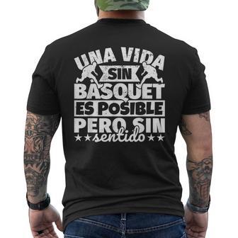 Básquet Baloncesto Regalo Divertido Unaidain Básquet Bal Camiseta Hombre Estampado Espalda - Regaloses