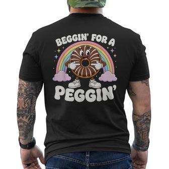 Beggin For A Peggin Men's T-shirt Back Print - Thegiftio UK