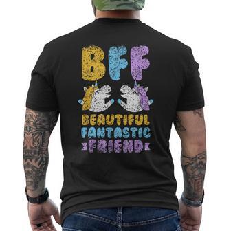 Bff Beautiful Fantastic Friend Meilleur Ami Amitié Besties T-shirt imprimé au dos - Cadeauxyz