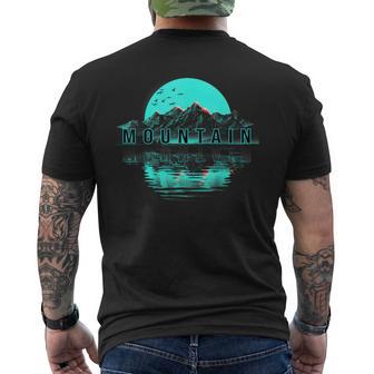 Bonita Obra De Arte De Montaña Ideal Para Exploradores De La Naturaleza Camiseta Hombre Estampado Espalda - Regaloses