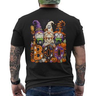 Boo Halloween Gnomes Witch Pumpkin Halloween Costume Men's T-shirt Back Print - Thegiftio UK