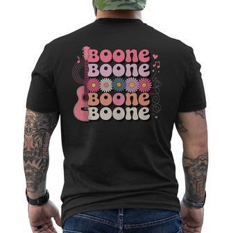 Boone Music Lovers Retro Vibes Summer Fun Men's T-shirt Back Print | Seseable UK