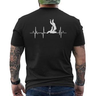 Brazilian Jiu Jitsu Latido Artista Marcial Ecg Camiseta Hombre Estampado Espalda - Regaloses