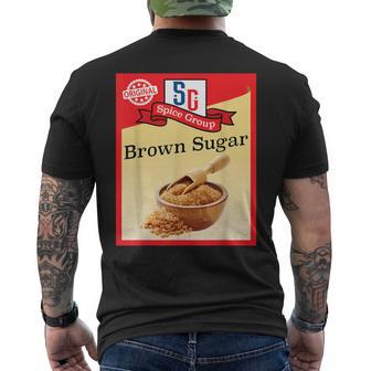 Brown Sugar Spice Group Condiment Family Matching Costume Men's T-shirt Back Print | Seseable UK