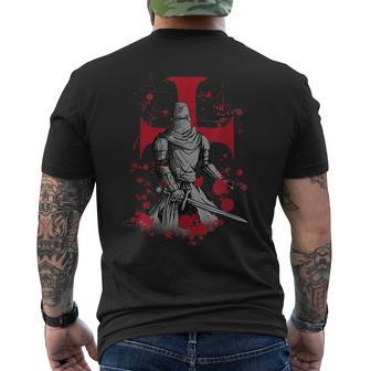 Caballero Templario Regalo Cruz Templaria Camiseta Hombre Estampado Espalda - Regaloses