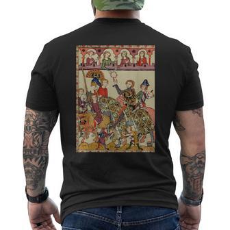 Caballeroictorioso Arte Medieval Deliglo Xiv Camiseta Hombre Estampado Espalda - Regaloses