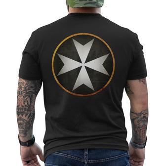 Caballeros Hospitalarios Heráldica Historia Medieval Camiseta Hombre Estampado Espalda - Regaloses