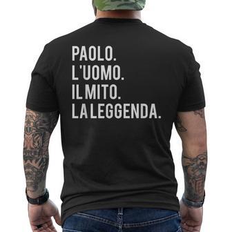 Cadeau Pour Paolo T-shirt imprimé au dos - Cadeauxyz