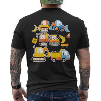 Camion Divertente Regalo Per Operaio Edile Con Escavatore T-shirt da uomo con stampa posteriore - Novitaregali