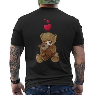 Camisa Con Oso De Peluche Y Oso De Peluche Corazón Camiseta Hombre Estampado Espalda - Regaloses
