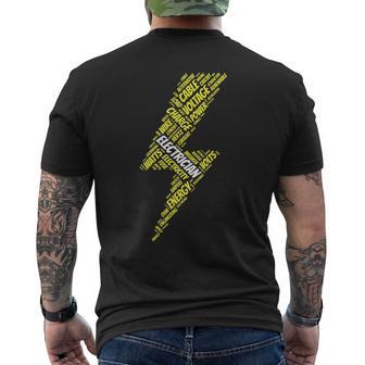 Camisa De Electricista Regalo Para Electricista Camiseta Hombre Estampado Espalda - Regaloses