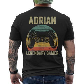 Camisa De Jugador Legendaria Personalizada Adrian Nameideo Gamer Camiseta Hombre Estampado Espalda - Regaloses