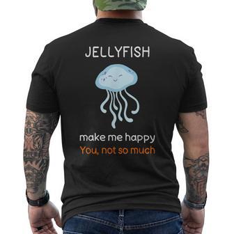 Camisa De Medusasarcásticas Con Cita Para Amantes De Las Medusas Camiseta Hombre Estampado Espalda - Regaloses