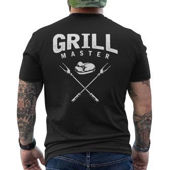 Carne Alla Griglia Amante Del Bistecca Chef Di Barbecue T-shirt da uomo con stampa posteriore - Novitaregali