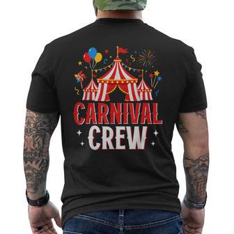 Carnival Crew Circus Staff Costume Circus Theme Party Men's T-shirt Back Print | Seseable UK
