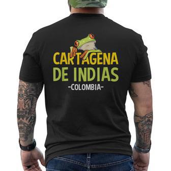 Cartagena De Indias Colombia Rana Árbol De Ojos Rojos Camiseta Hombre Estampado Espalda - Regaloses