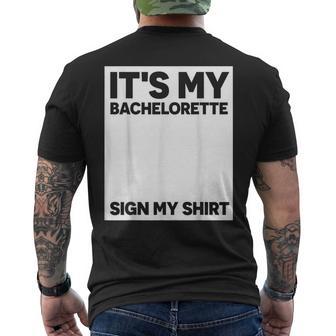 Cartel De Despedida Deoltera Con Mi Camisa Divertida Despedida Deoltera Camiseta Hombre Estampado Espalda - Regaloses