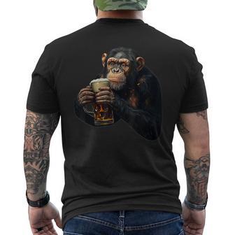 Cerveza Mono Camiseta Hombre Estampado Espalda - Regaloses