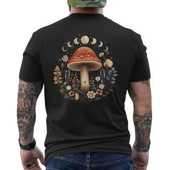 Champignon Gobelincore Esthétique Cottagecore T-shirt imprimé au dos - Cadeauxyz