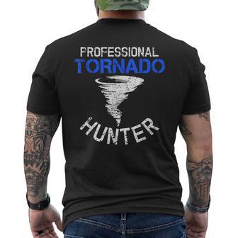 Chasseur De Tornades Professionnel Tornades Chassant Les T-shirt imprimé au dos - Cadeauxyz