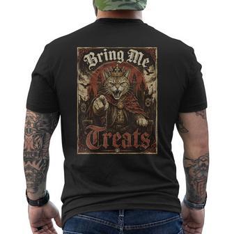 Chat Médiéval En Colère T-shirt imprimé au dos - Cadeauxyz