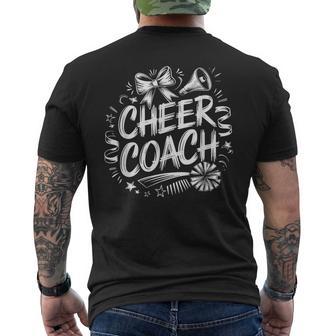 Cheering Coach Cheer Coach Cheerleader Cheerleading Men's T-shirt Back Print - Thegiftio UK