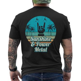 Chemise D'été En Métal Lourdunshine Power Metal T-shirt imprimé au dos - Cadeauxyz
