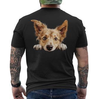 Chien De Race Chiot Regardant Portuguese Podengo T-shirt imprimé au dos - Cadeauxyz