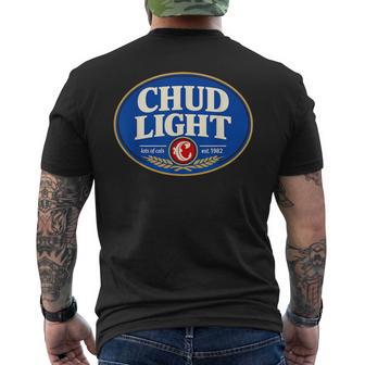 Chud Light Retro Men's T-shirt Back Print - Thegiftio UK
