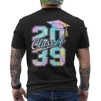 Class Of 2039 Grow With Me First Day Of School Graduation Men's T-shirt Back Print - Thegiftio UK