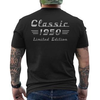 Classic 1950 Car 76Th Birthday Limited Edition Men's T-shirt Back Print - Thegiftio UK