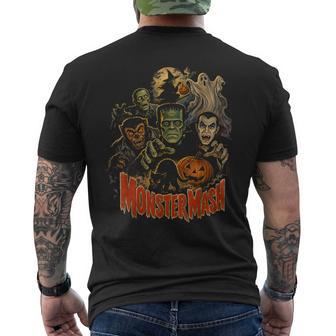 Classic Vintage Halloween Horrors Men's T-shirt Back Print - Thegiftio UK