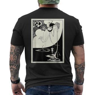 The Climax By Aubrey Beardsley 1893 Men's T-shirt Back Print - Thegiftio UK