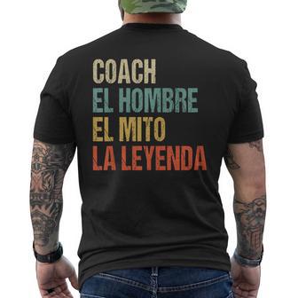 Coach El Hombre El Mito La Leyenda Regalo Para El Entrenador Camiseta Hombre Estampado Espalda - Regaloses