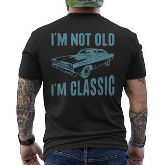 Coche Retro Amante De Los Coches Clásicos Para Hombres Nooyiejooy Clásico Camiseta Hombre Estampado Espalda - Regaloses