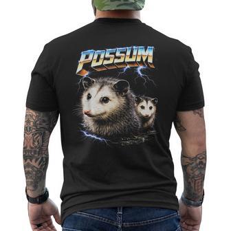 Concierto De Metaleros De La Música Rock De Los 80 Possum Heavy Metal Camiseta Hombre Estampado Espalda - Regaloses