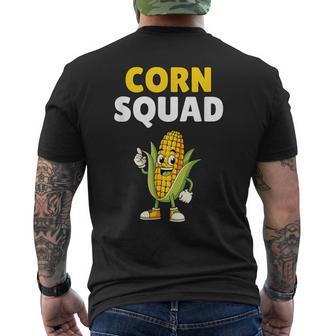Corn Squad Corn Lover Humor Men's T-shirt Back Print - Thegiftio UK