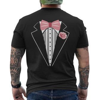 Costume Demoking Amusant Avec Nœud Papillon Rose Pour Enfants Et Adultes T-shirt imprimé au dos - Cadeauxyz