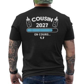 Cousin En Cours 2027 Annonce Grossesse 2027 Futur Cousin T-shirt imprimé au dos - Cadeauxyz