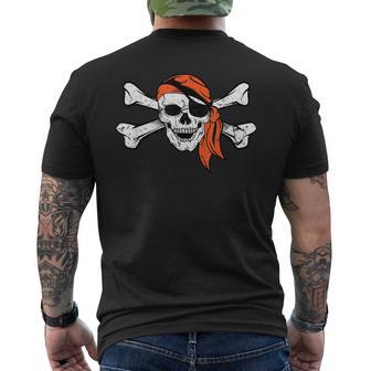 Crâne De Pirate Et Os De Pirate Dessin Du Drapeau De Pirate T-shirt imprimé au dos - Cadeauxyz