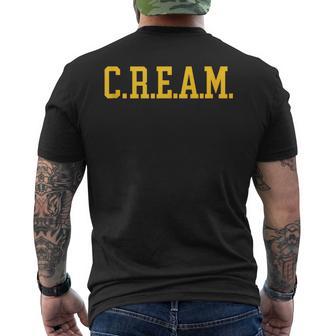 CREAM Cash Rules Everything Around Me Rap Hiphop Men's T-shirt Back Print - Thegiftio UK