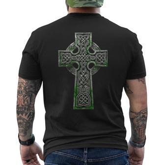 Croix Celtique Irlandaise Celtique Irlandaise Celte Royaume-Uni Croix T-shirt imprimé au dos - Cadeauxyz