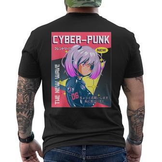 Cy Punk Camiseta Hombre Estampado Espalda - Regaloses