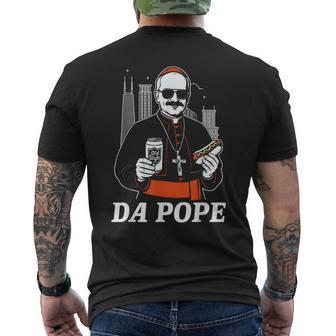 Da Pope From America Chicago Pope Leo Xiv Provost Men's T-shirt Back Print - Thegiftio UK