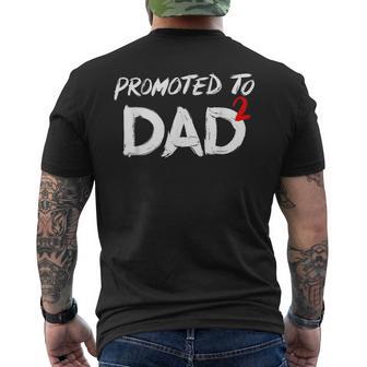 Dad2 Dad 2Quared Father Of Twoecond Time Daddy T-shirt da uomo con stampa posteriore - Novitaregali