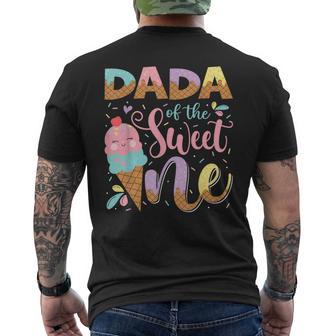 Dada Of The Sweet One 1St Birthday Ice Cream Summer Men's T-shirt Back Print - Thegiftio UK
