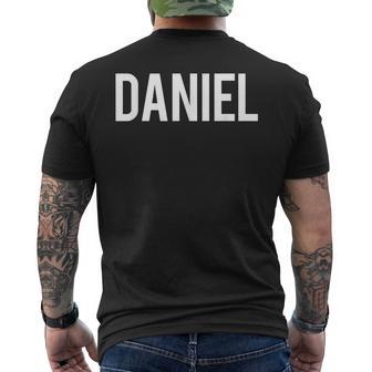 Daniel De Regalo Barata Paraentilador De Nombre Divertido Camiseta Hombre Estampado Espalda - Regaloses